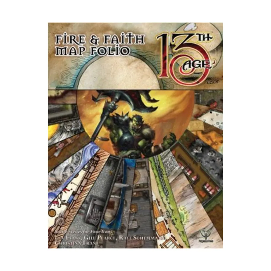 

Фолио с картами «Огонь и Вера», 13th Age (d20)
