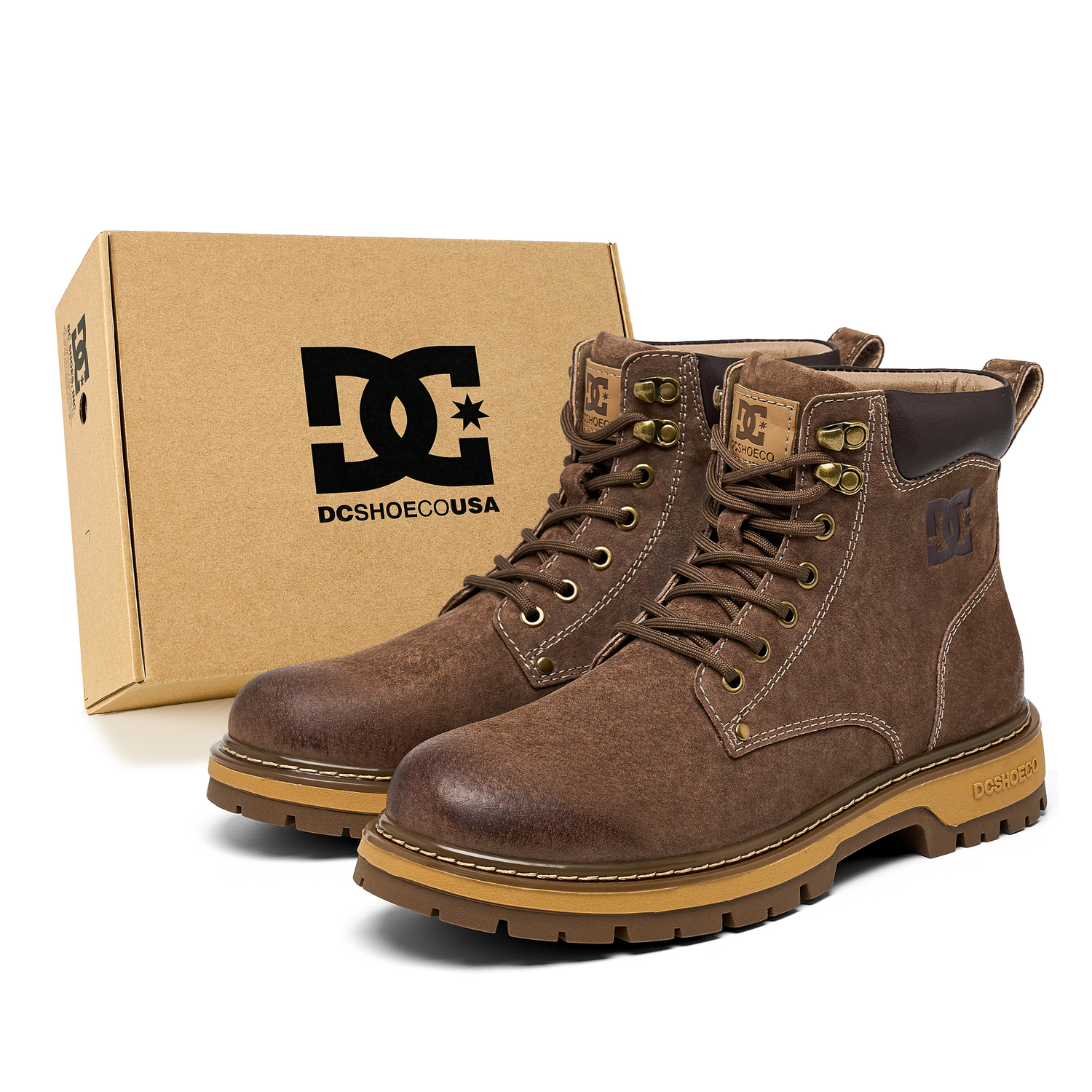 

DC Shoes Короткие ботинки Мартин унисекс NIMBRO в стиле Майярд коричневые, цвет Maillard Style Brown