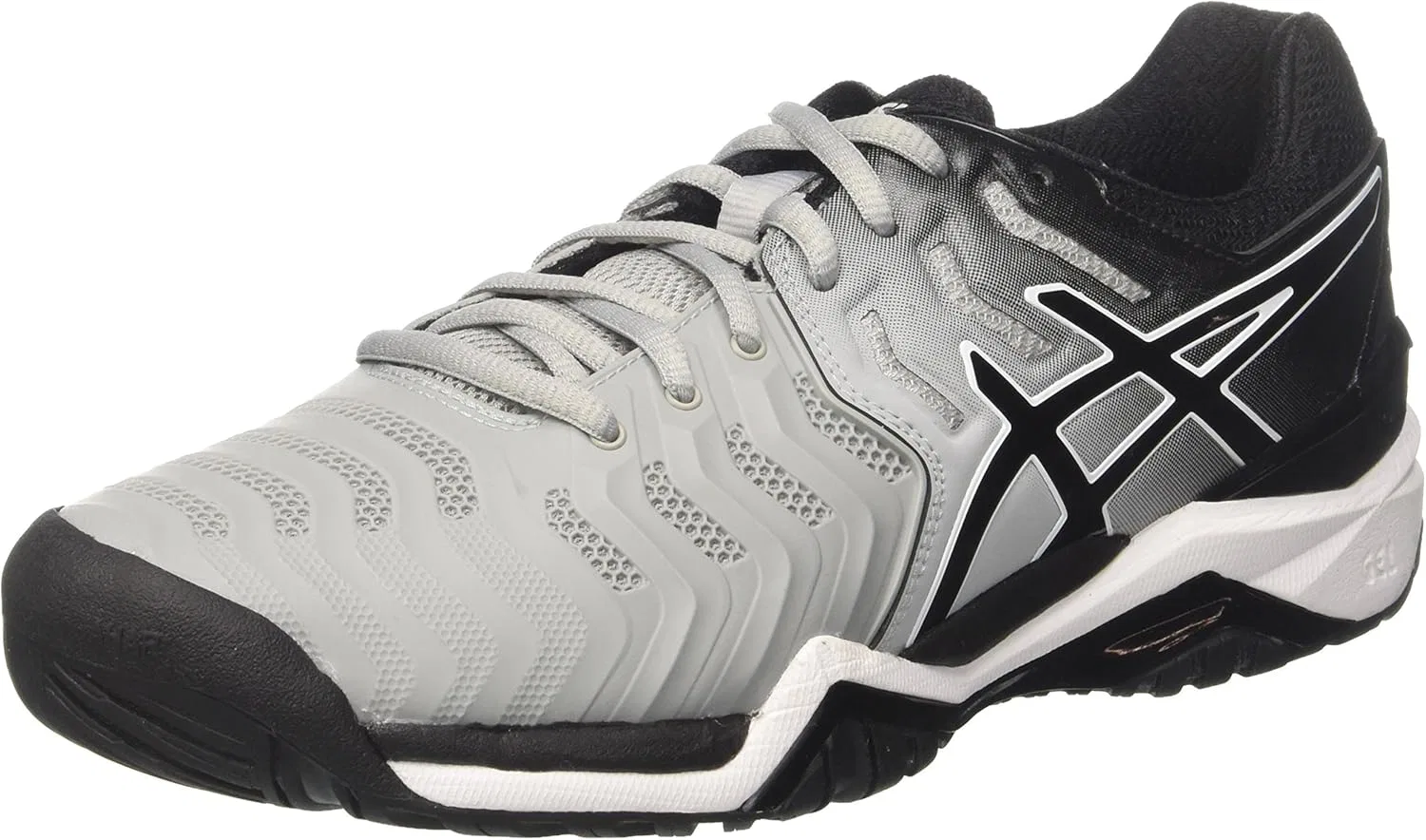 Кроссовки ASICS Gel-Resolution, Mid Grey Black White 9690