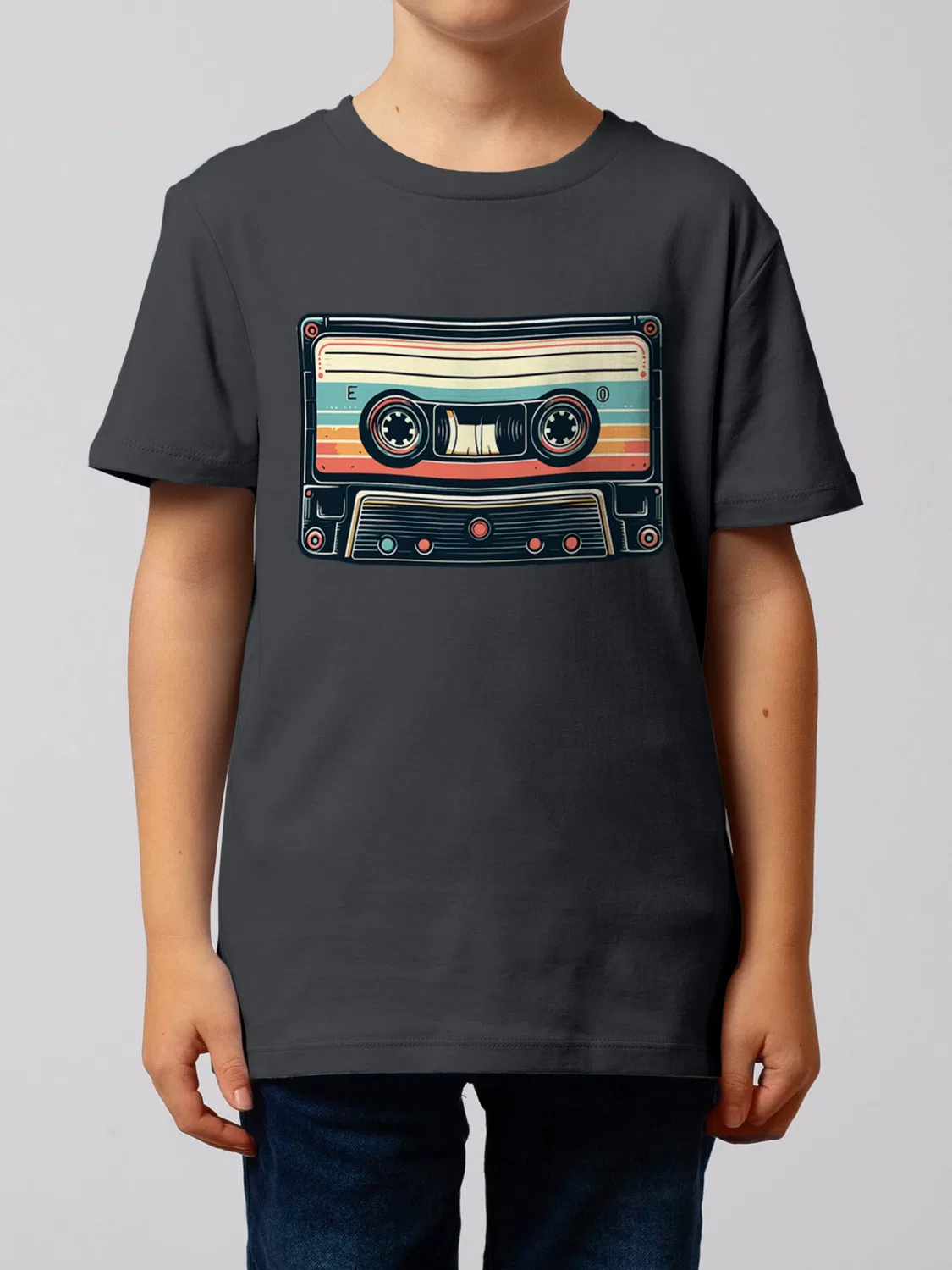 Футболка 'Kassette' Watabout.Kids, Anthracite — фото 2
