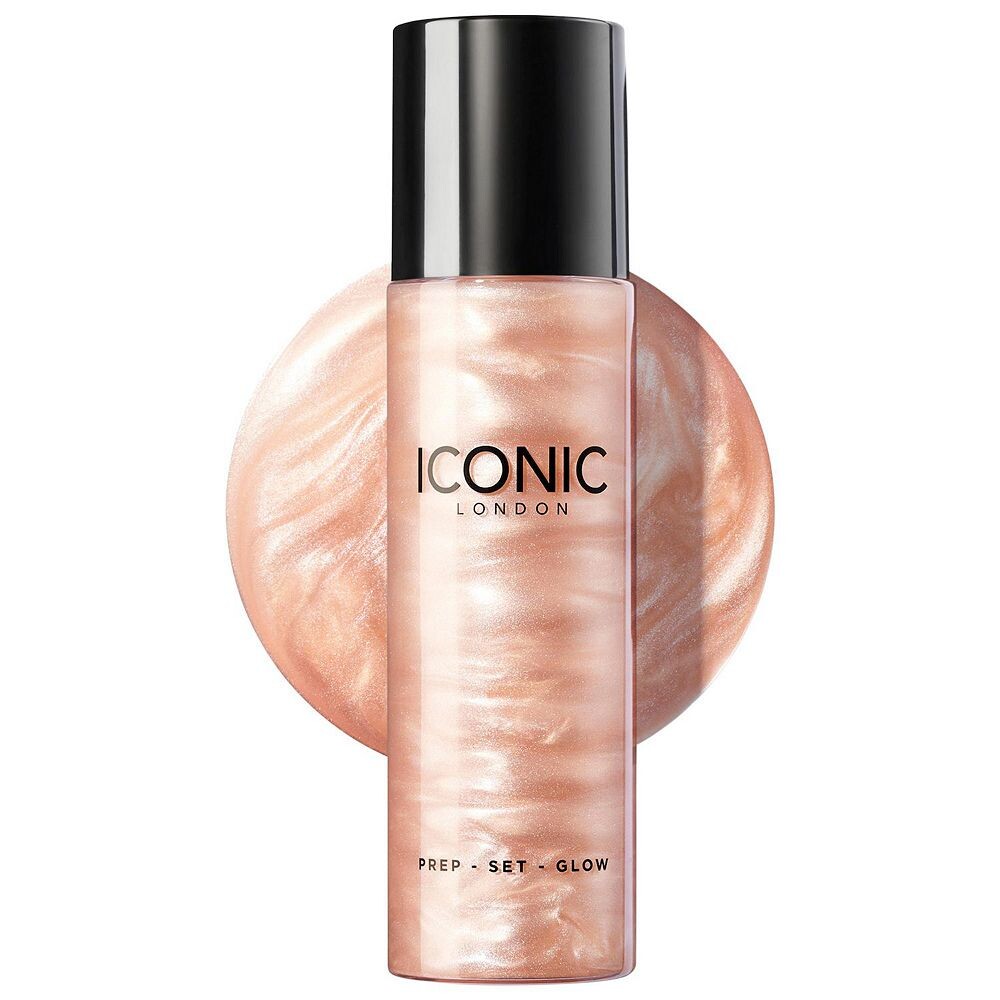 

Iconic London Prep-Set-Glow Увлажняющий сияющий закрепляющий спрей, цвет Original