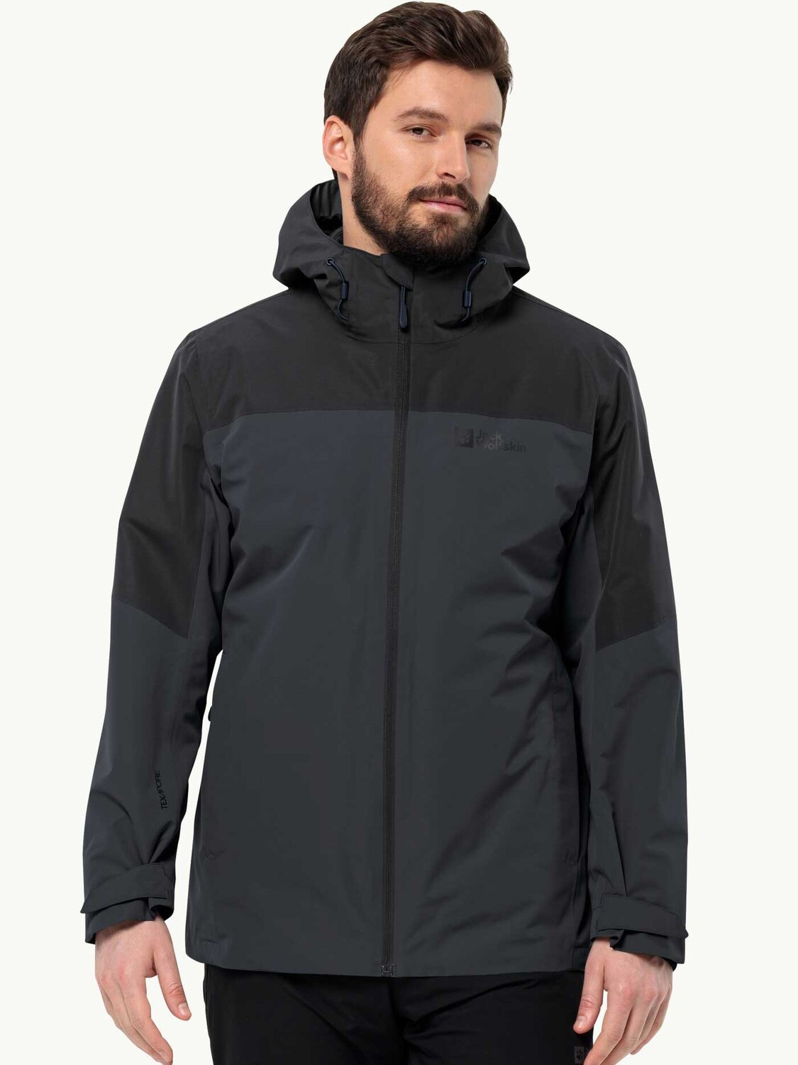 

Куртка Jack Wolfskin GLAABACH 3IN1 JKT M, черный