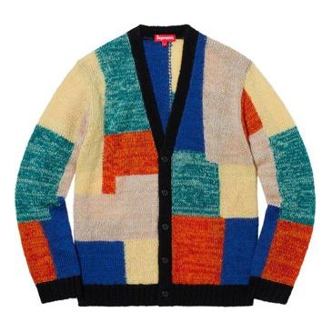

Свитер Supreme SS19 Patchwork Mohair Cardigan SUP-SS19-119, разноцветный