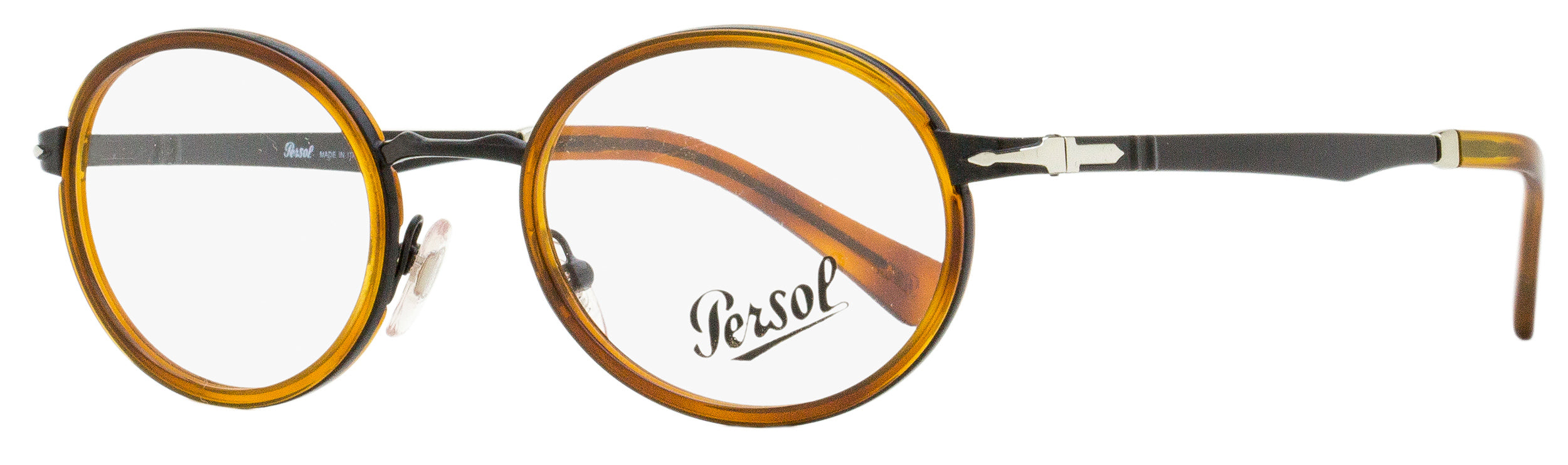 

Женские овальные очки Persol PO2452V 1094 матово-черный/гавана 48 мм