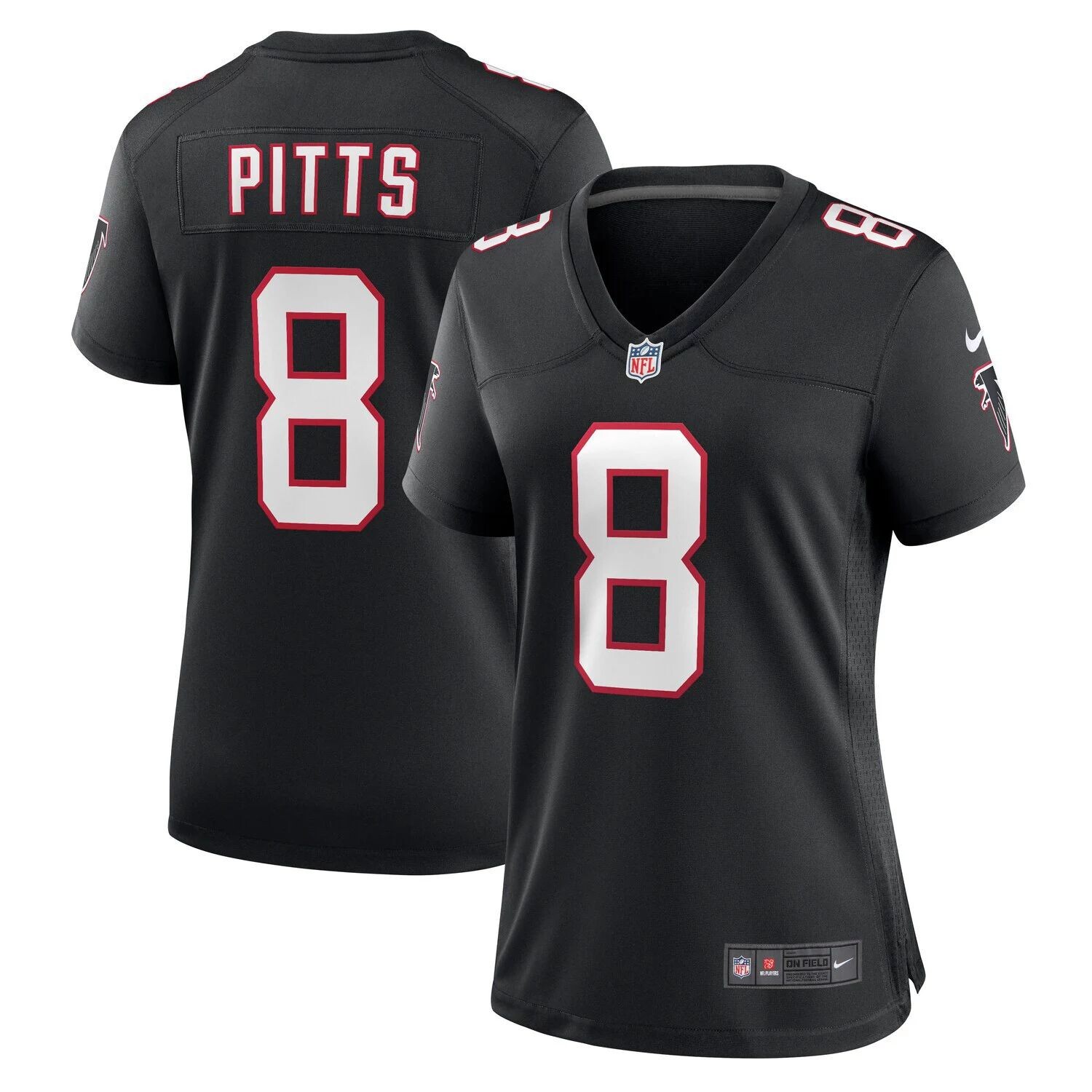 

Женское джерси Nike Kyle Pitts Black Atlanta Falcons Game Джерси Nike