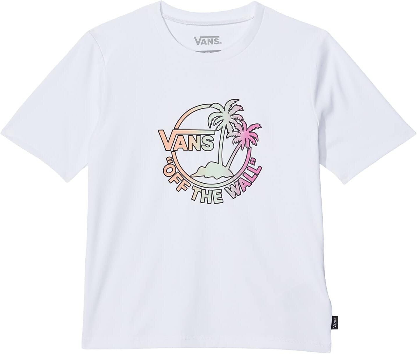 

Рубашка Vans Palm Short Sleeve Sun Shirt, белый