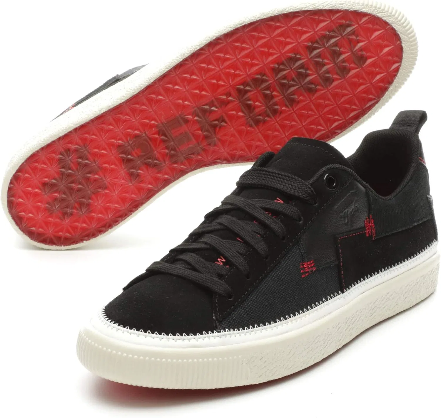 Мужские кроссовки PUMA Clyde #Reform, 2-Puma Black Whisper White High Risk Red