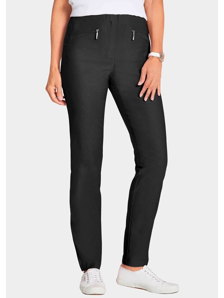 

Тканевые брюки GOLDNER Stretchhose LOUISA, черный