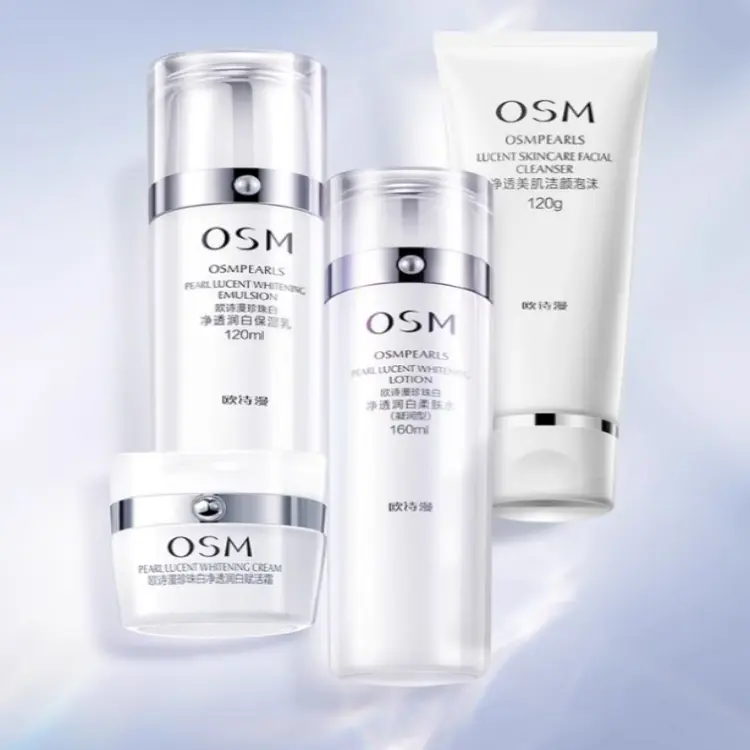 OSM Pearl White Star Wish Deluxe Box увлажняющий набор 100г+160мл+120мл+35мл+15г — фото 3