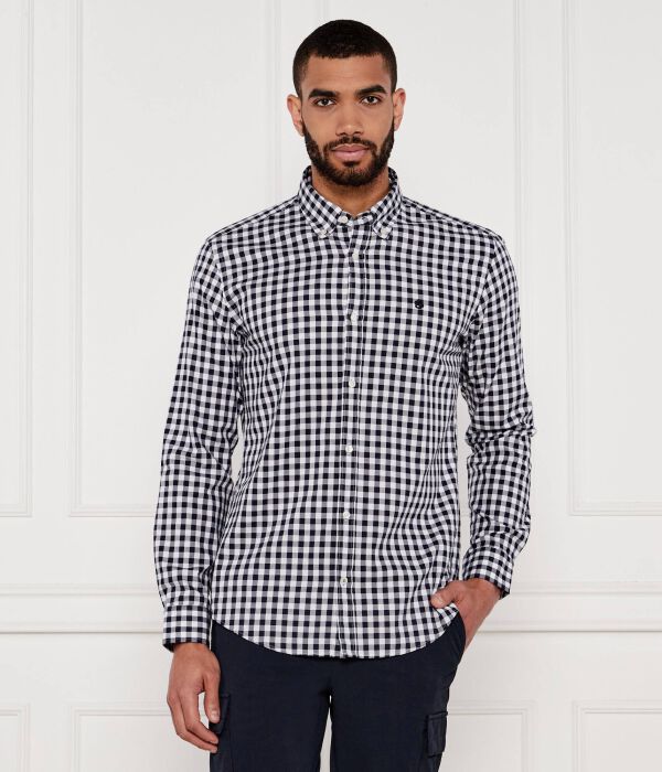 

Рубашка h-roan-bd-e-c1-253 Slim fit Boss, синий