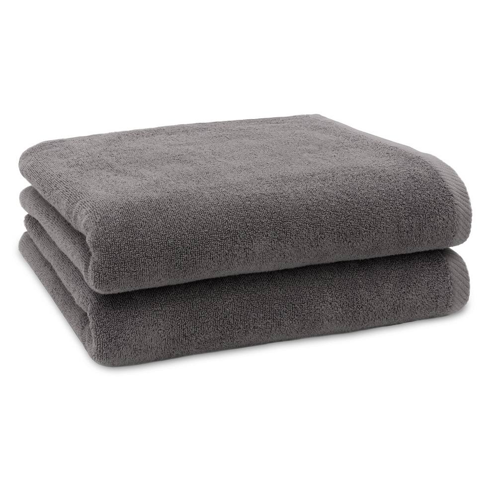 

Linum Home Textiles Набор банных полотенец Ediree из турецкого хлопка, 2 шт., цвет Charcoal