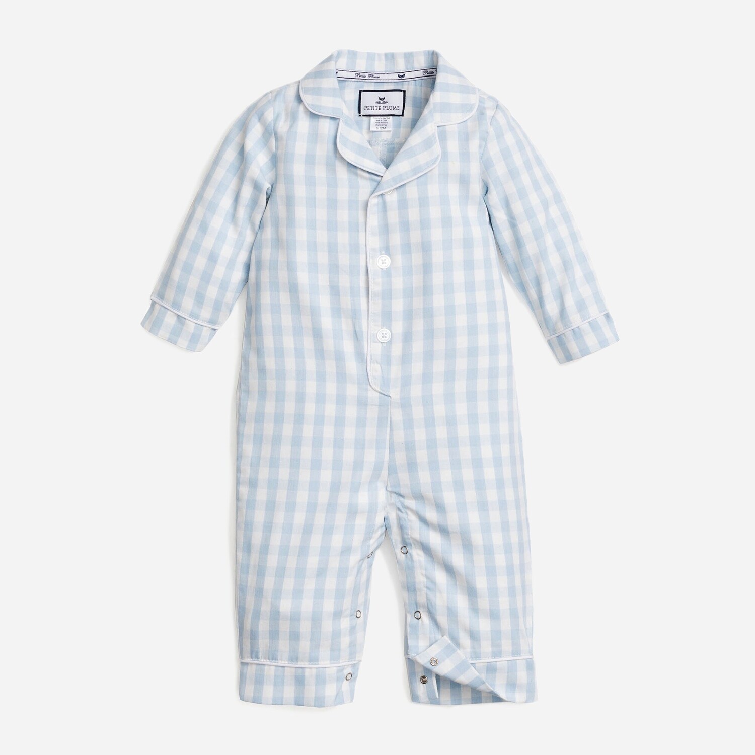 

Комбинезон для младенцев Petite plume в клетку J.Crew, синий