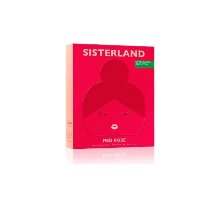 

Женская туалетная вода Sisterland Red Eau de Toilette Cofre de Navidad Benetton, EDT 80 ml + Body Lotion 75 ml