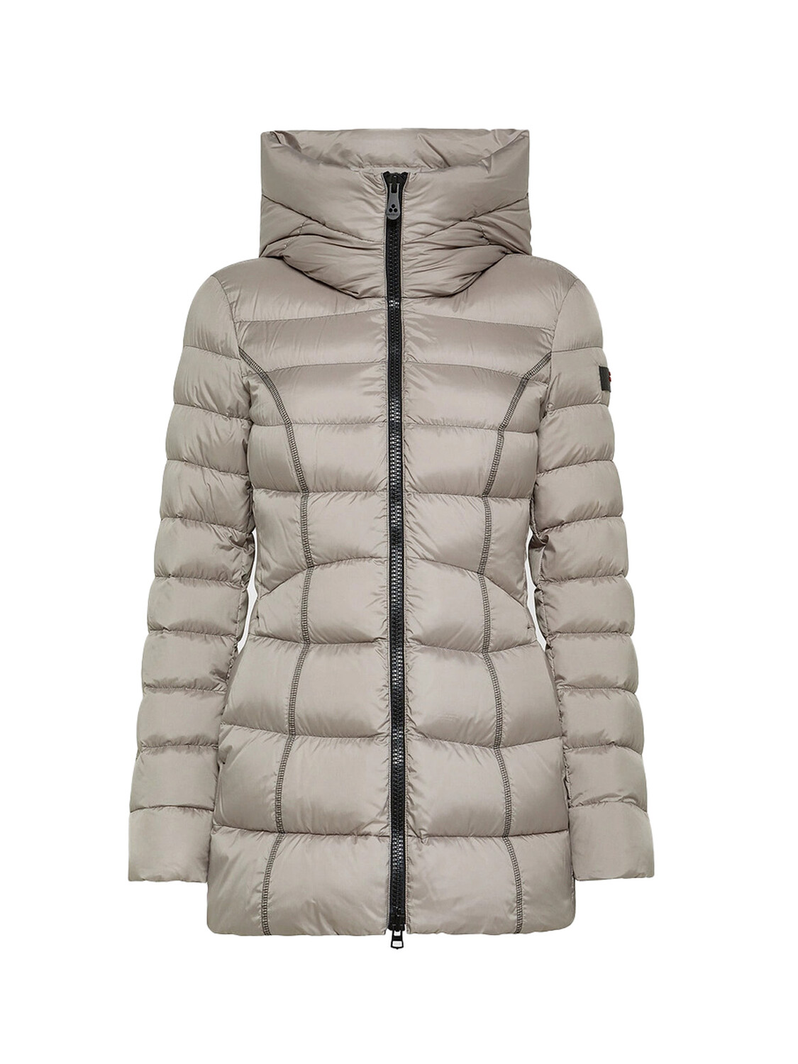 

Пуховик piumino esdra mqs 01 slim Peuterey, серый