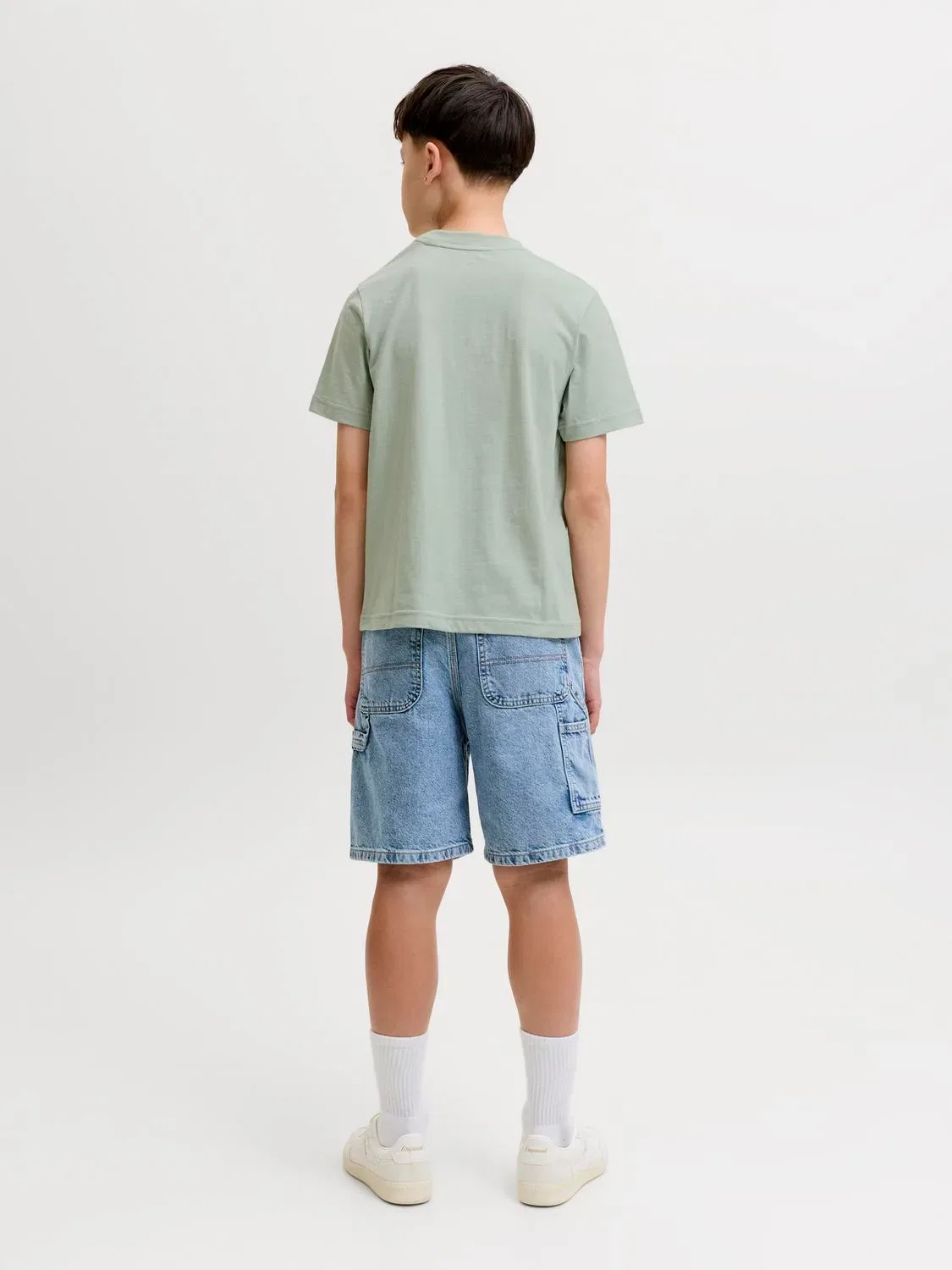 Футболка с логотипом JACK & JONES Junior, серо-бирюзовый — фото 2