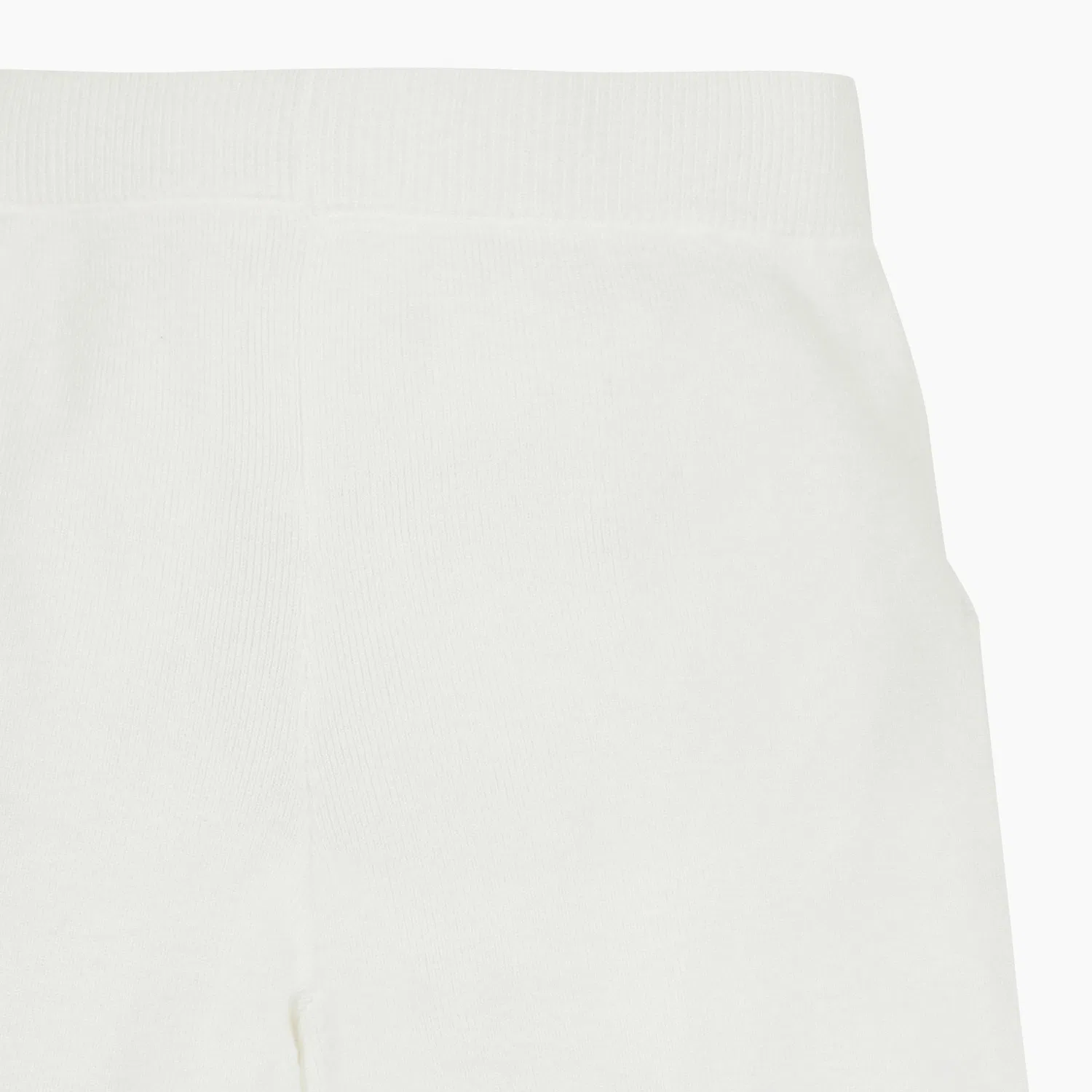 Детские мягкие вязаные брюки айвори от Benetton Kids — фото 4