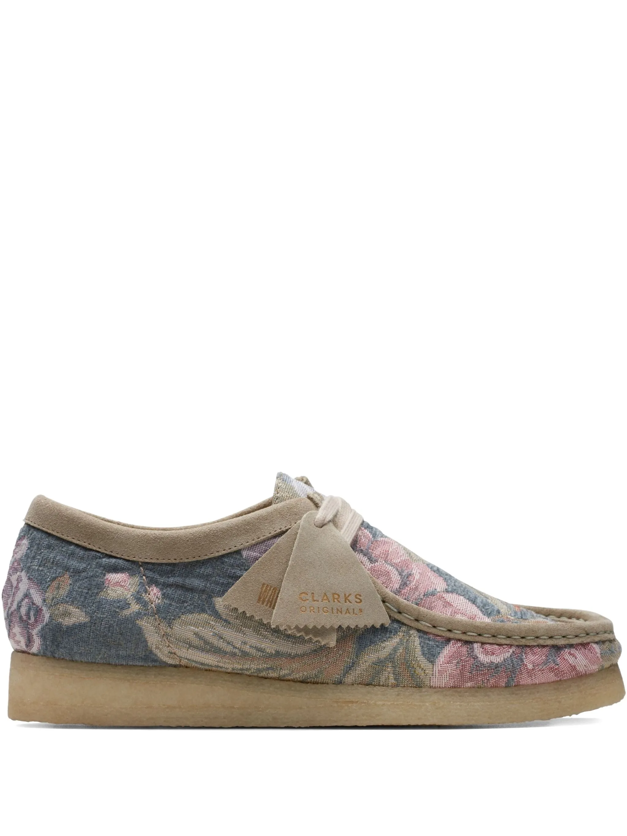 

Туфли дерби с цветочным узором Clarks Originals, серый