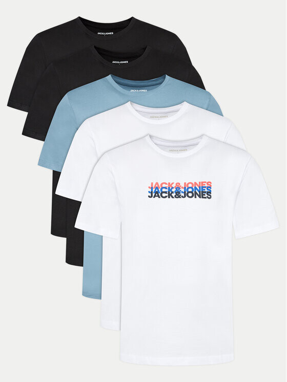

Набор из 5 футболок стандартного кроя Jack&Jones, мультиколор