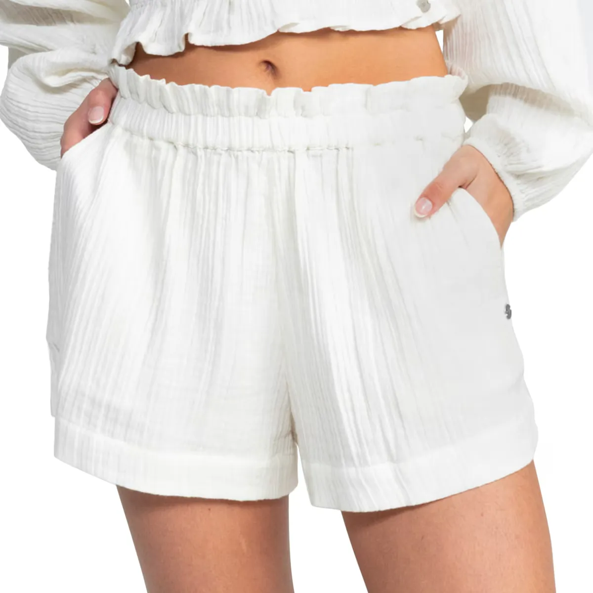 

Женские шорты Roxy What A Vibe, белый