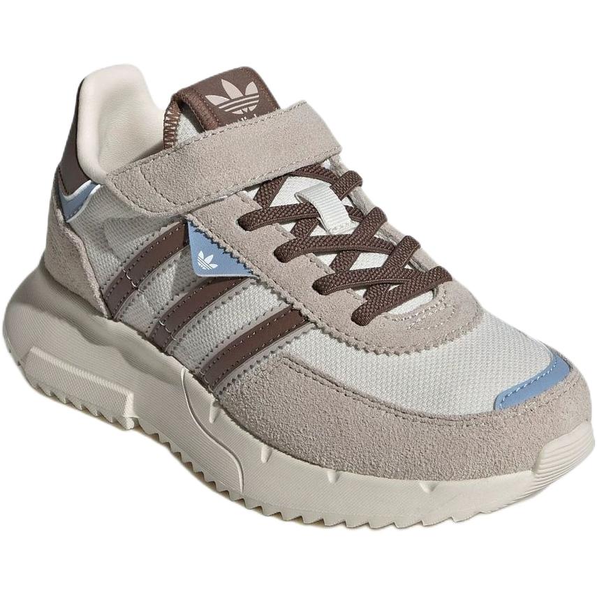 Детские кроссовки Retropy F2 Low top для повседневной жизни Adidas Originals, коричневый — фото 3
