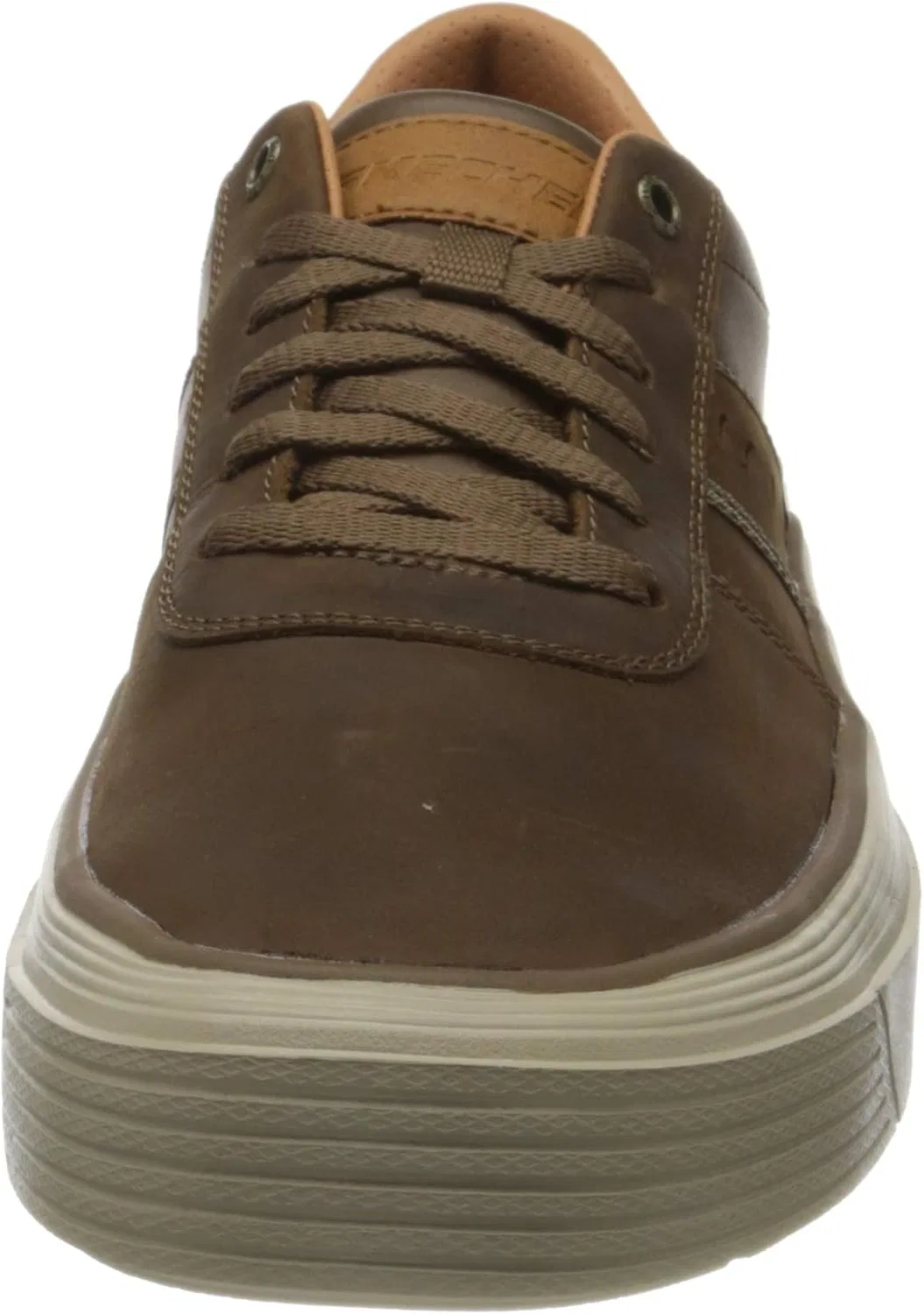 Мужские кроссовки Skechers Viewport Brambo, Dark Brown Leather — фото 2