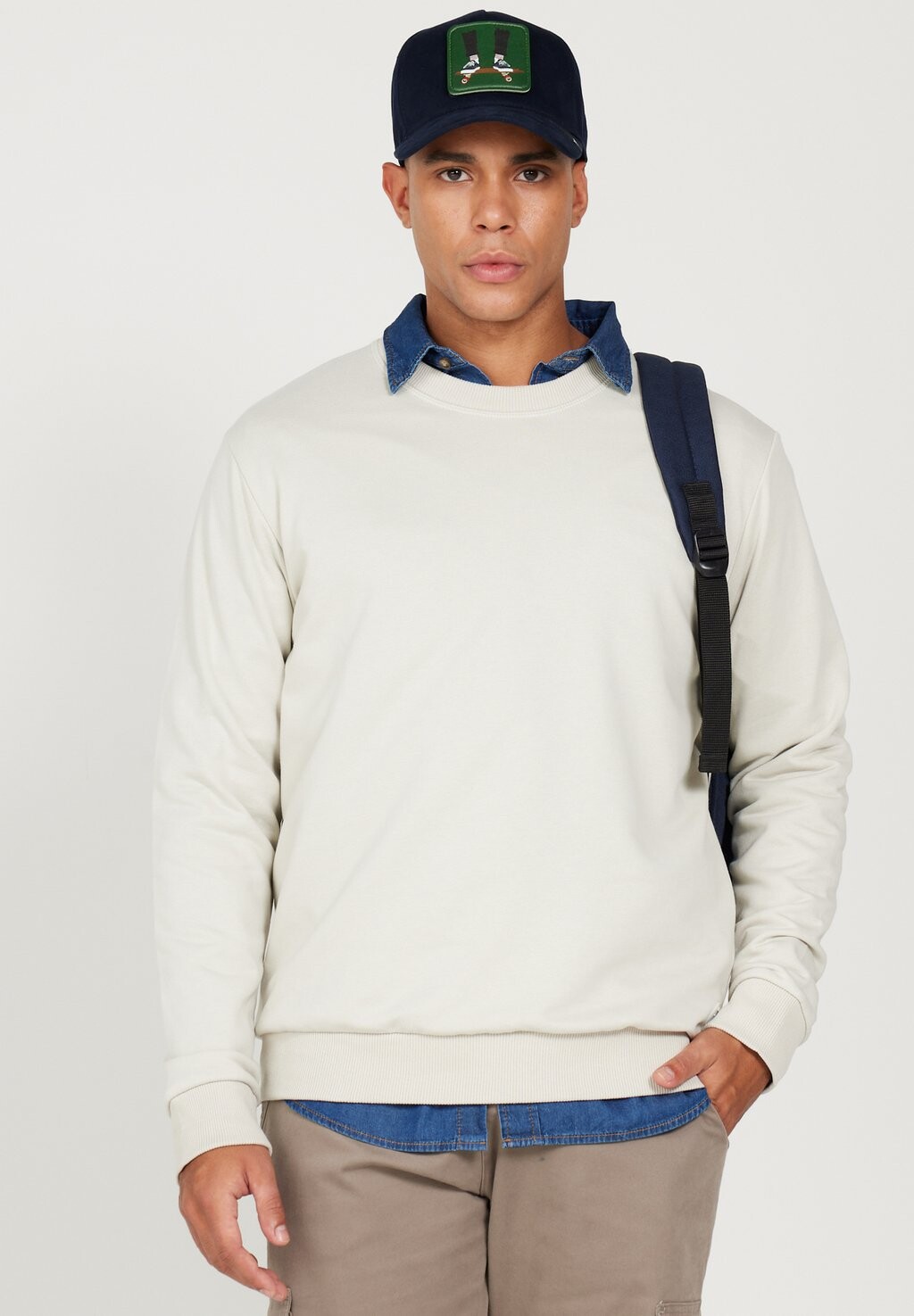 

Толстовка Standard Fit O Collar AC&CO / ALTINYILDIZ CLASSICS