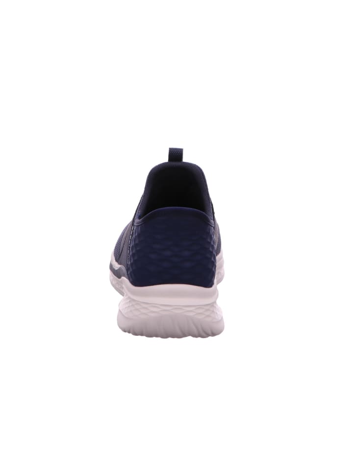 Skechers синие спортивные кроссовки — фото 4