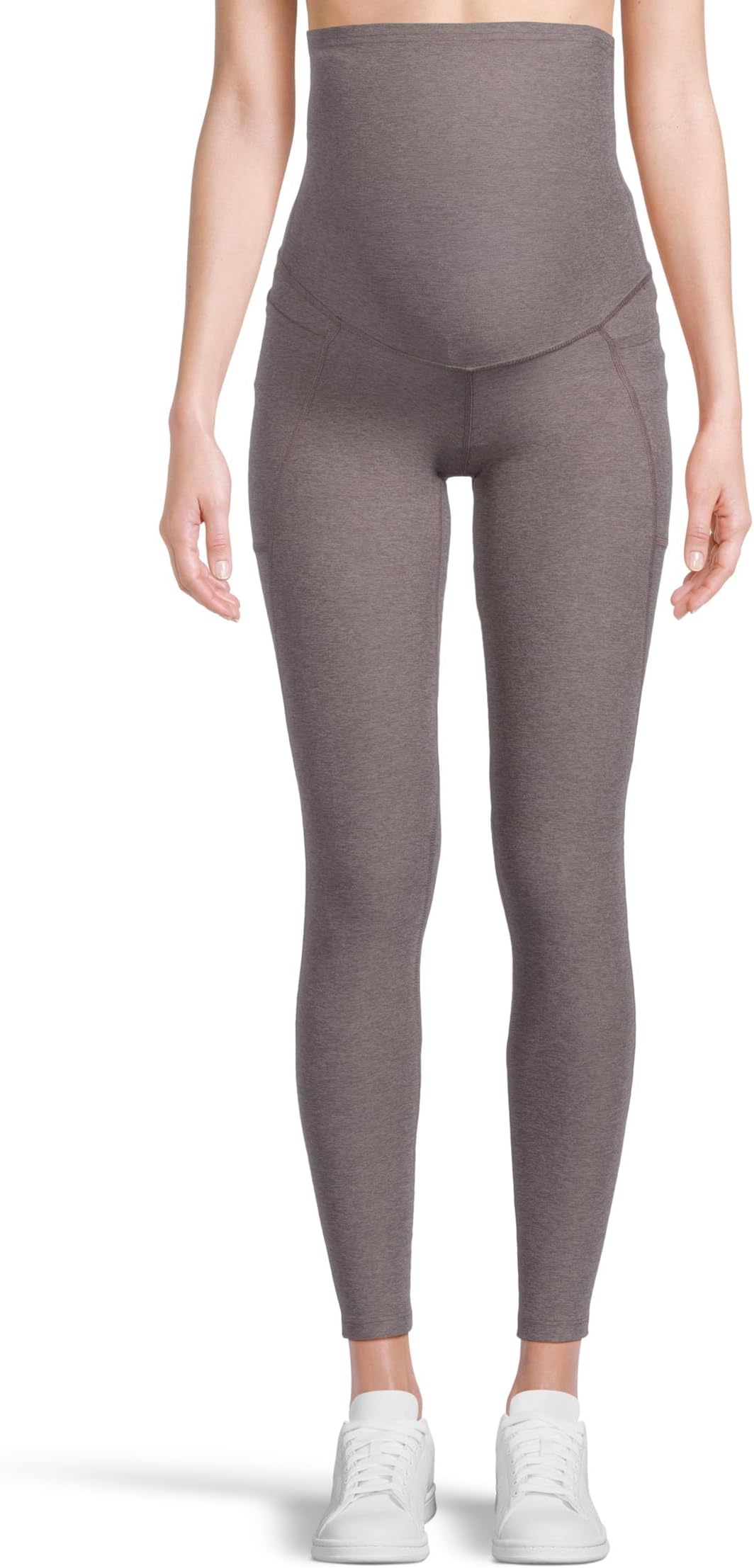 

Брюки Beyond Yoga Spacedye Love The Bump Maternity Pocket Midi Leggi, Soft Umber Heather