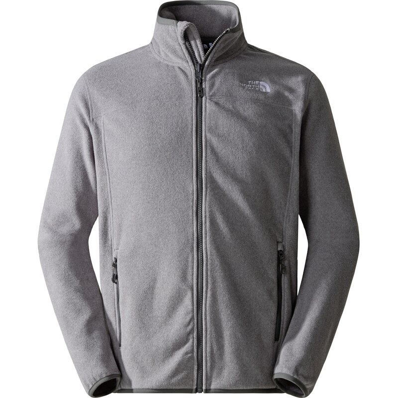 

Толстовка m 100 glacier full zip - eu The North Face, серый