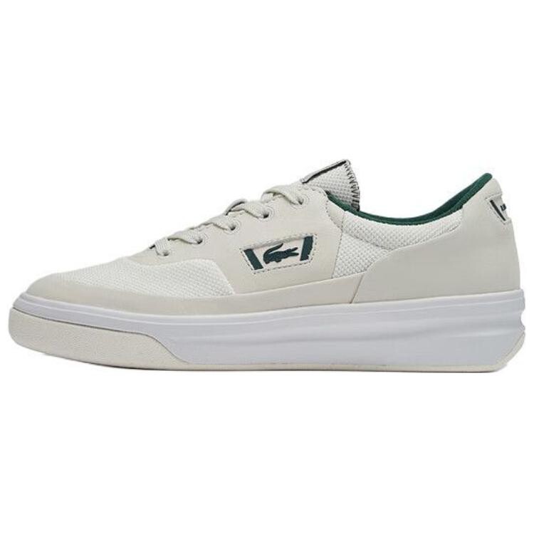 

Кроссовки LACOSTE Skateboarding Shoes Men Low-top Beige, цвет Off White, Белый, Кроссовки LACOSTE Skateboarding Shoes Men Low-top Beige, цвет Off White