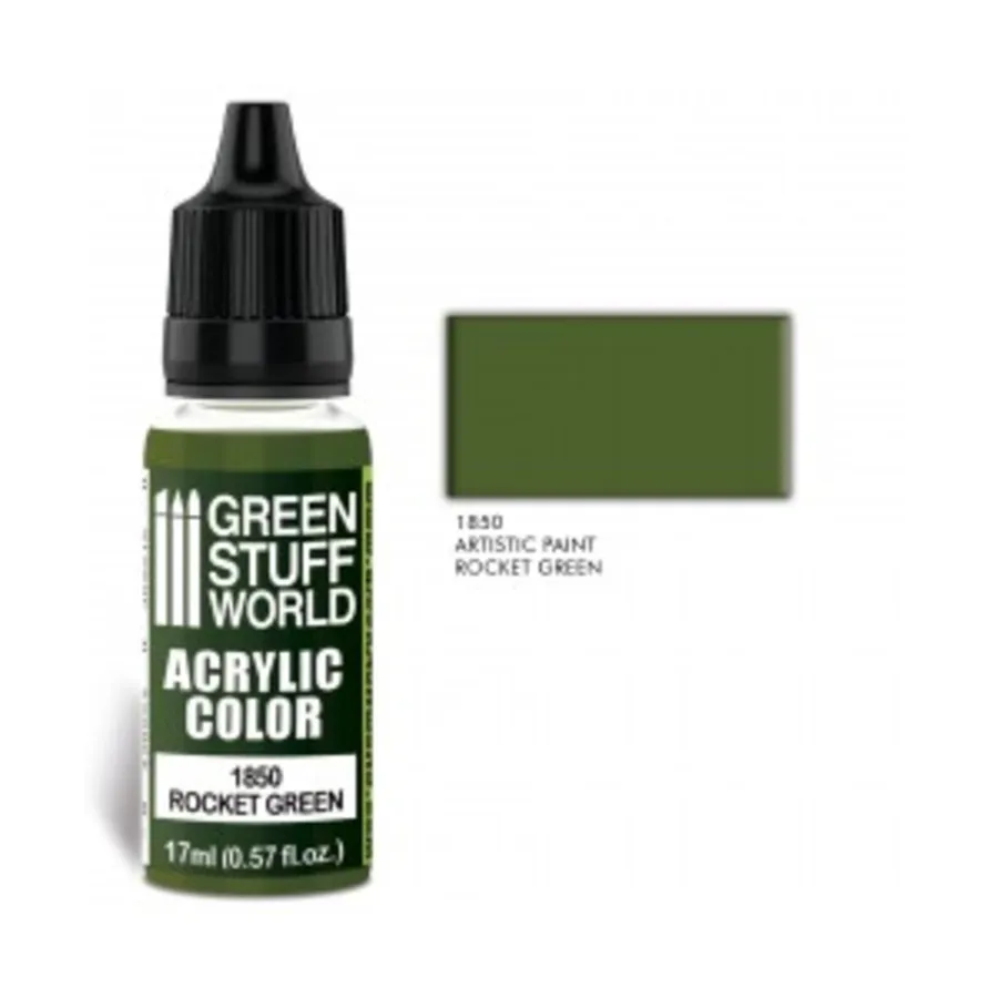 

Ракетно-зеленый, Paint - Acrylic Color Paint - 17ml (Green Stuff World)