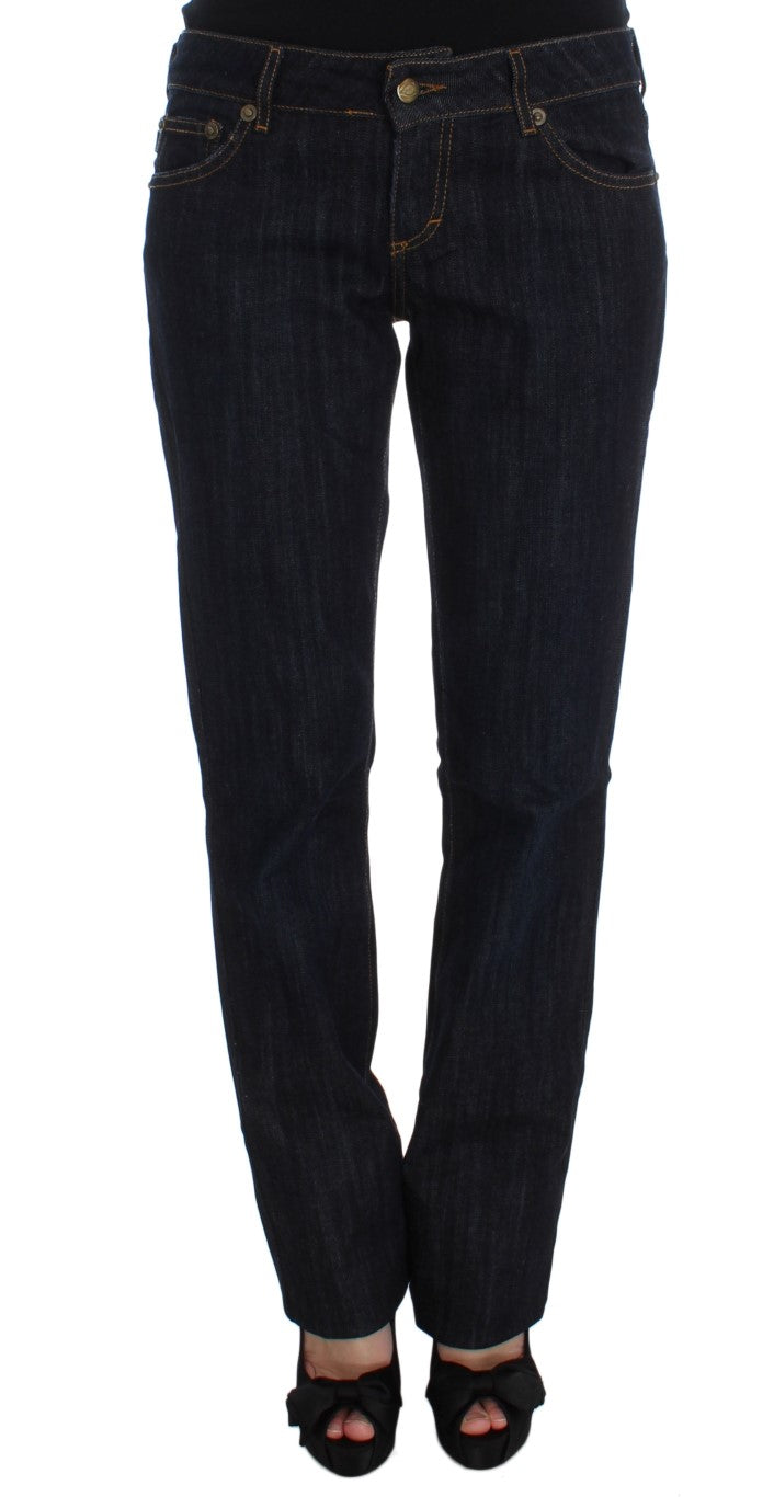 

Джинсы женские Cavalli Cotton Straight Fit Stretch, синий