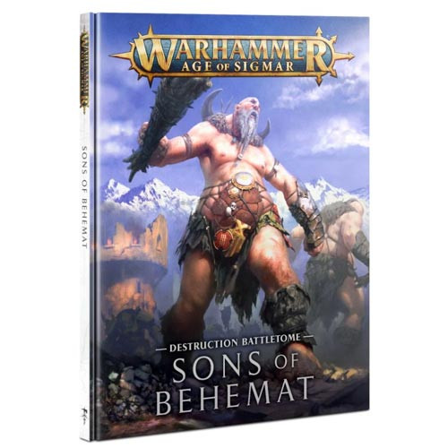 

Миниатюра Games Workshop Warhammer Age of Sigmar: Destruction Battletome - Sons of Behemat (Hardcover)