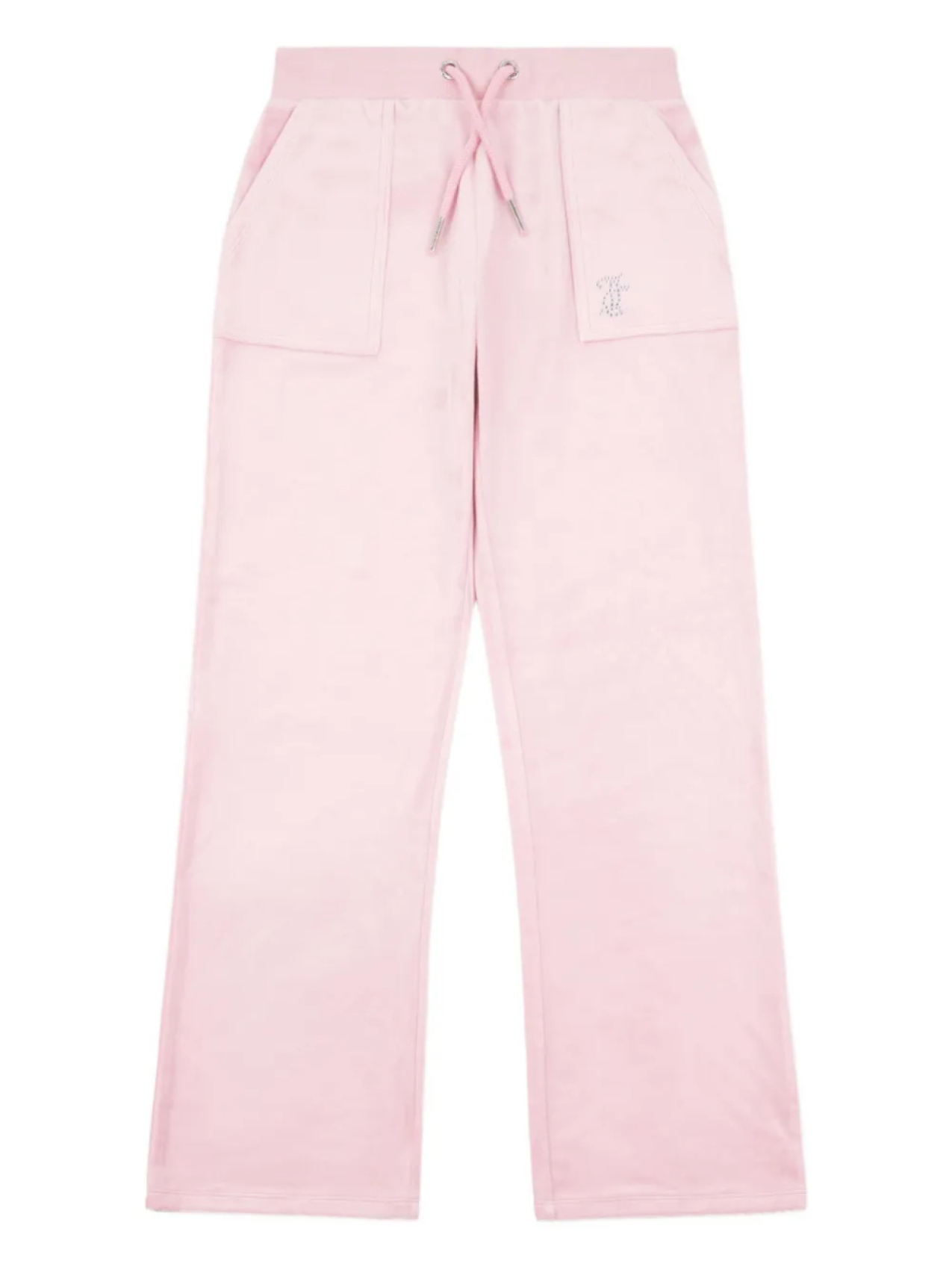

Брюки Juicy Couture Kids, украшенные стразами, розовый