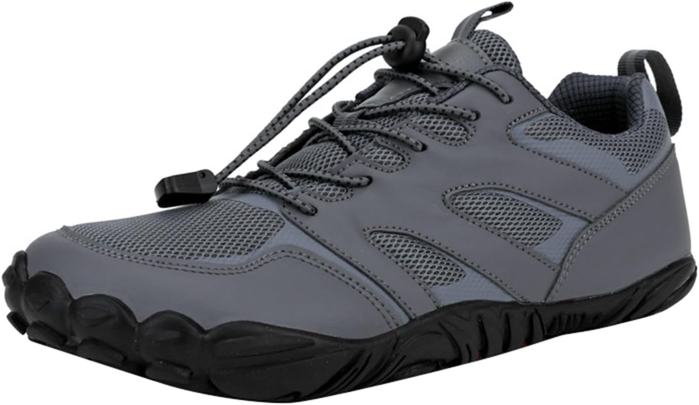 

IWIHMIV Мужские водные обувь Комфортные прогулочные туфли Пляжные кроссовки для бега на открытом воздухе Водные походные туфли для мужчин, серый
