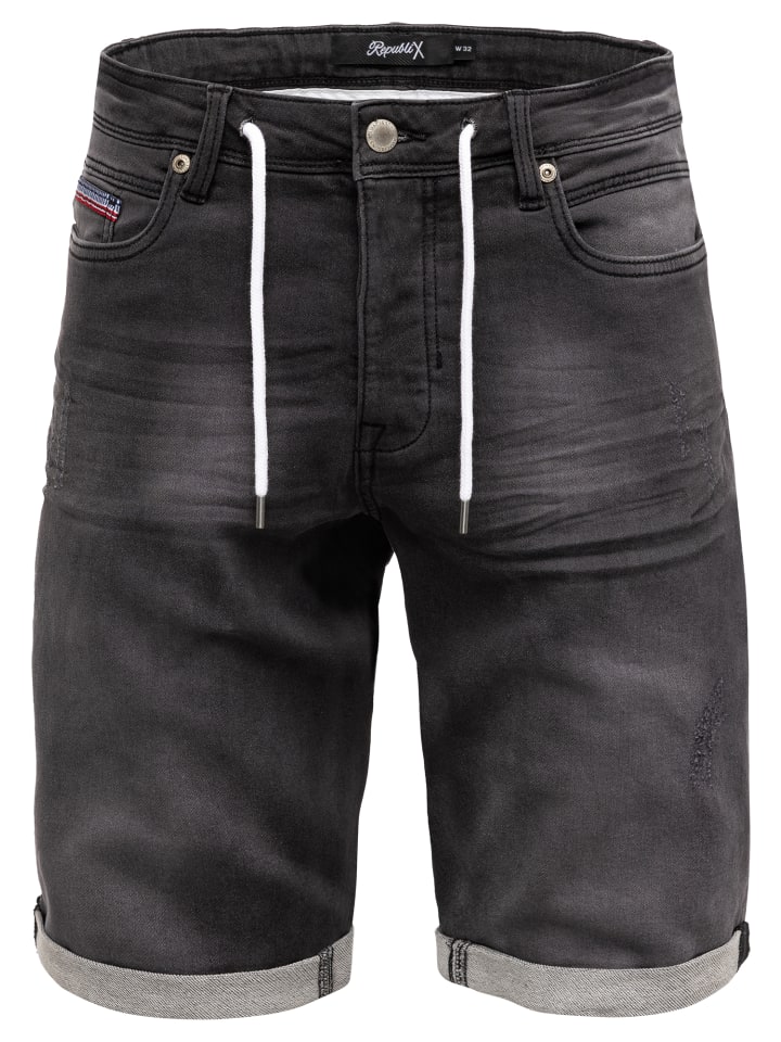 

Джинсовые шорты REPUBLIX, черный