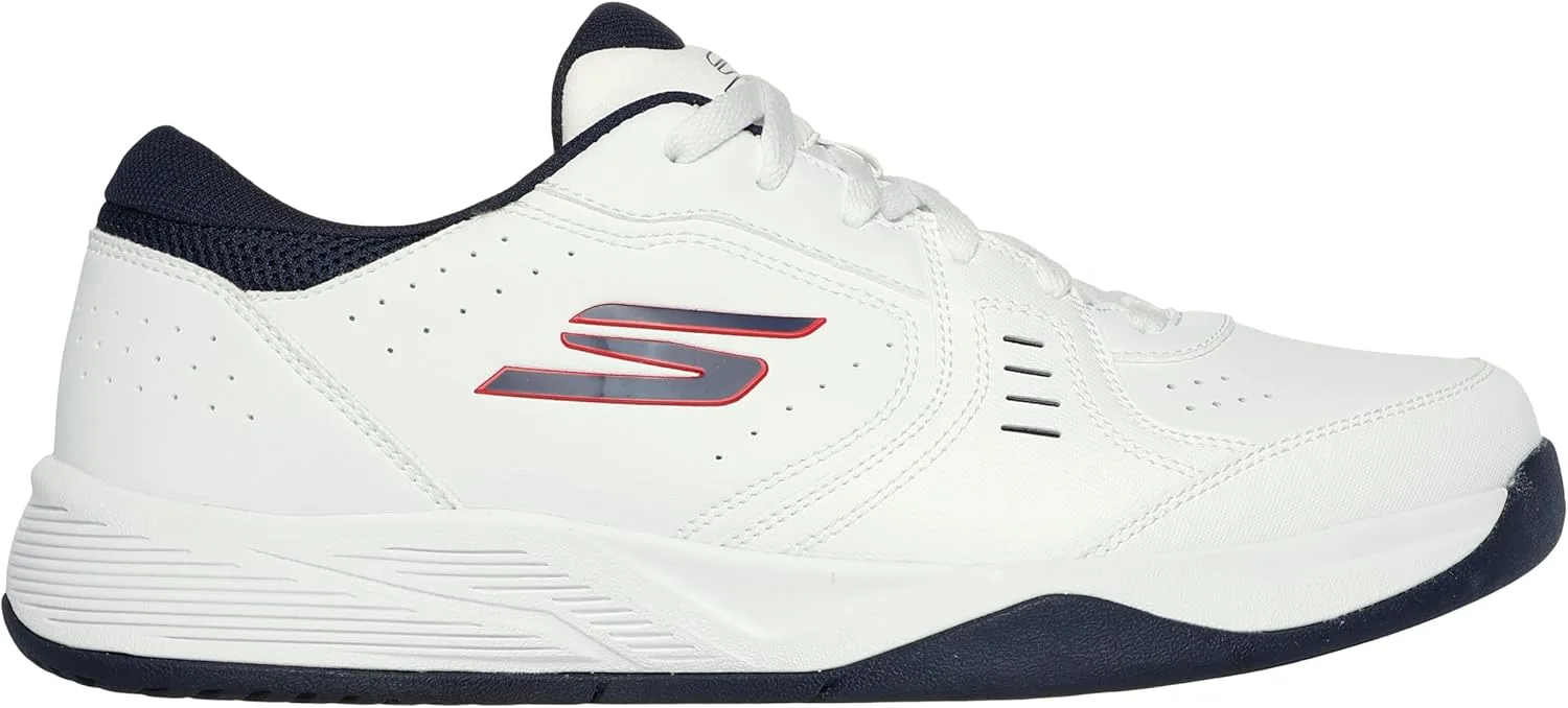 Мужские кроссовки Skechers Sunlite Waltan Plus Size Black 52384 BLK, белый/красный — фото 4