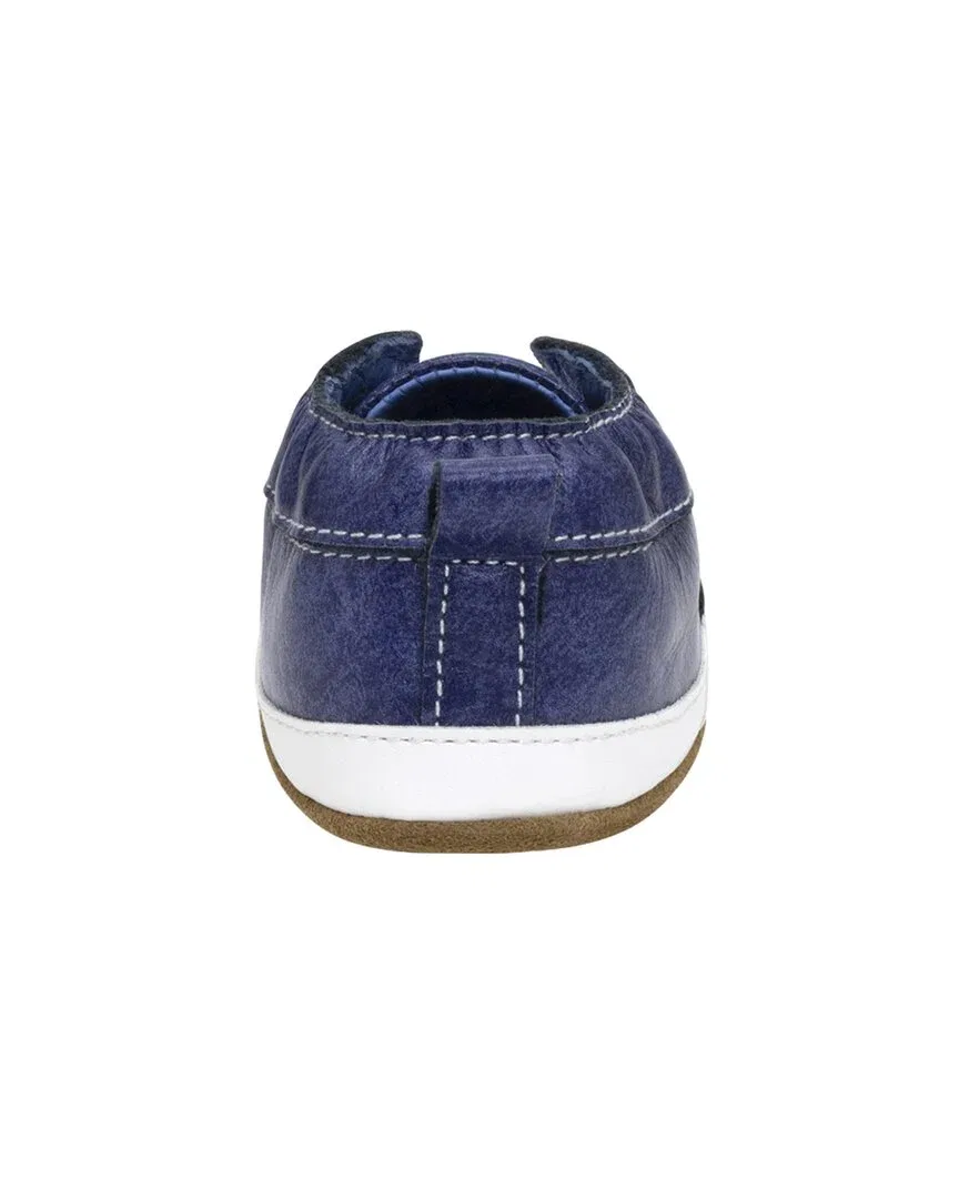 Robeez Stylish Steve Leather Soft Sole, синий — фото 3
