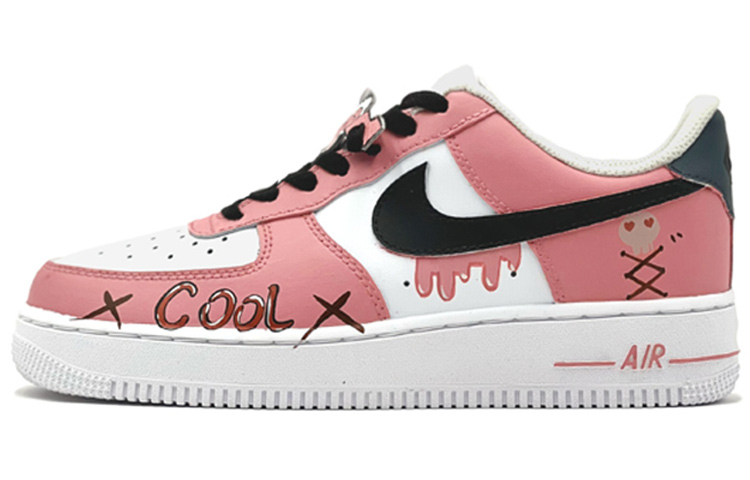 

Кроссовки Nike Air Force 1 Skateboard Shoes Men Low-Top Pink White