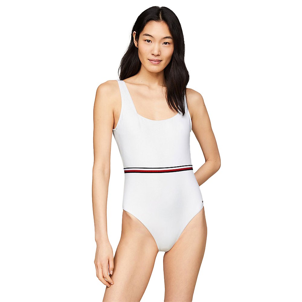 

Купальник Tommy Hilfiger Square Neck One Piece Swimsuit, белый