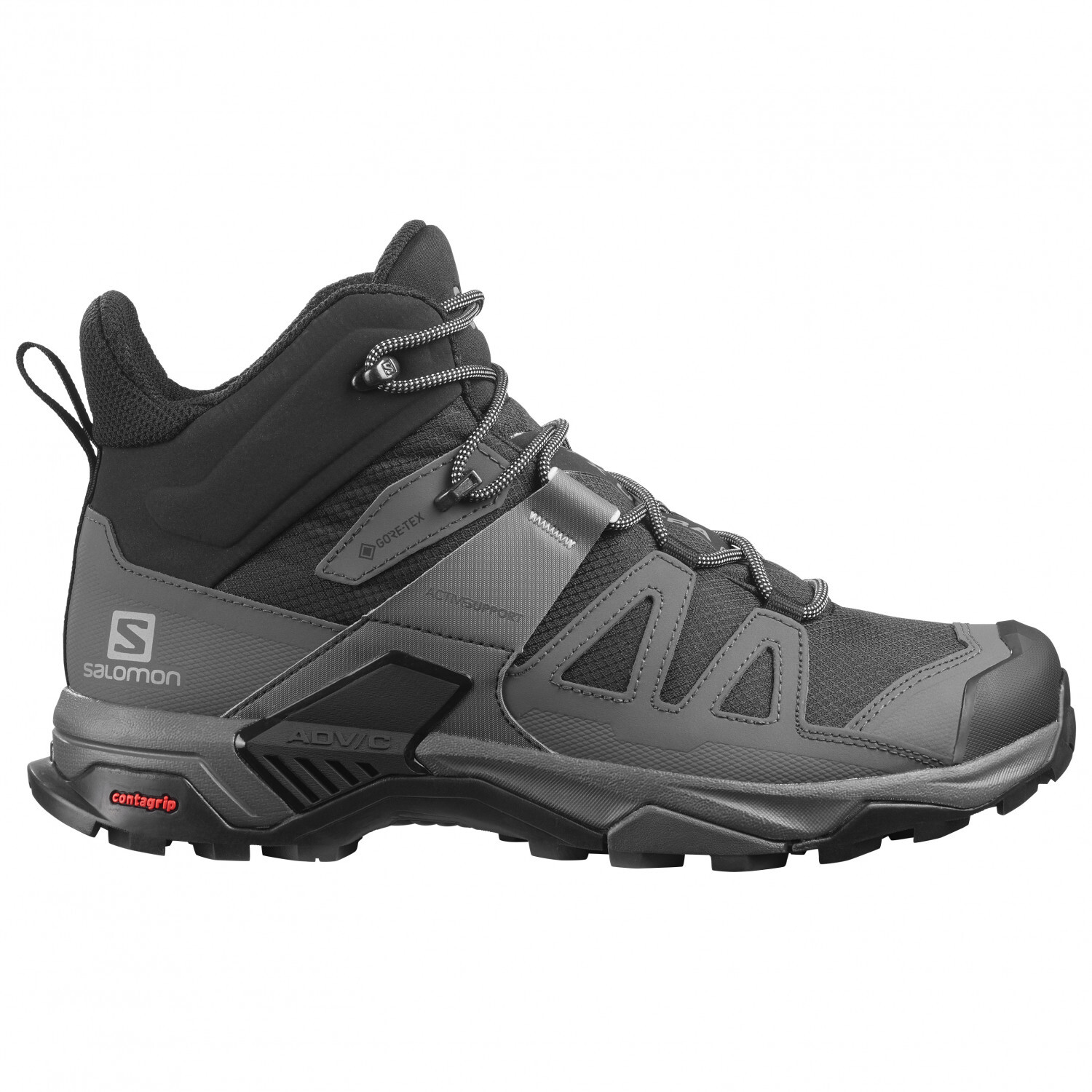 

Ботинки для прогулки Salomon X Ultra 4 Mid Wide GTX, цвет Black/Magnet/Pearl Blue