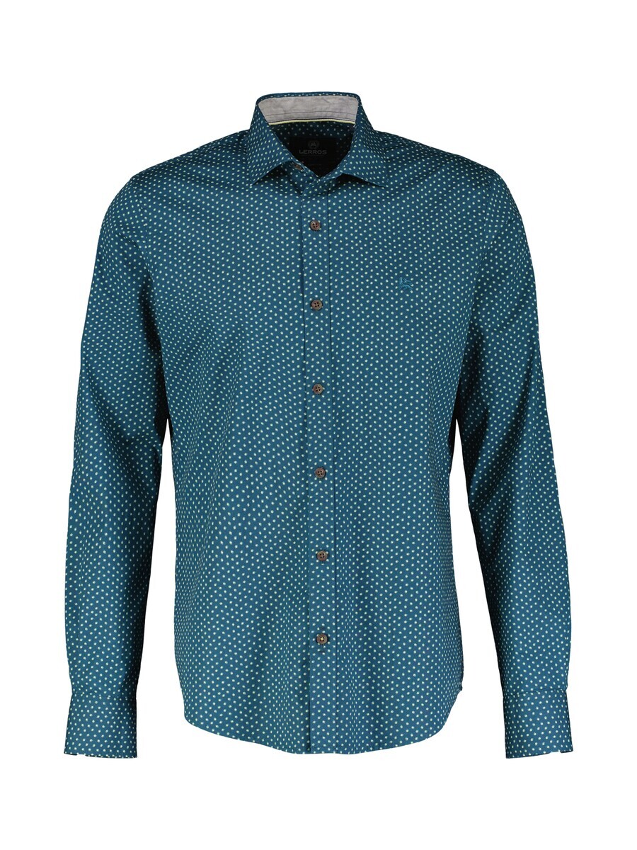 

Повседневная рубашка LERROS Regular fit Button Up Shirt, синий