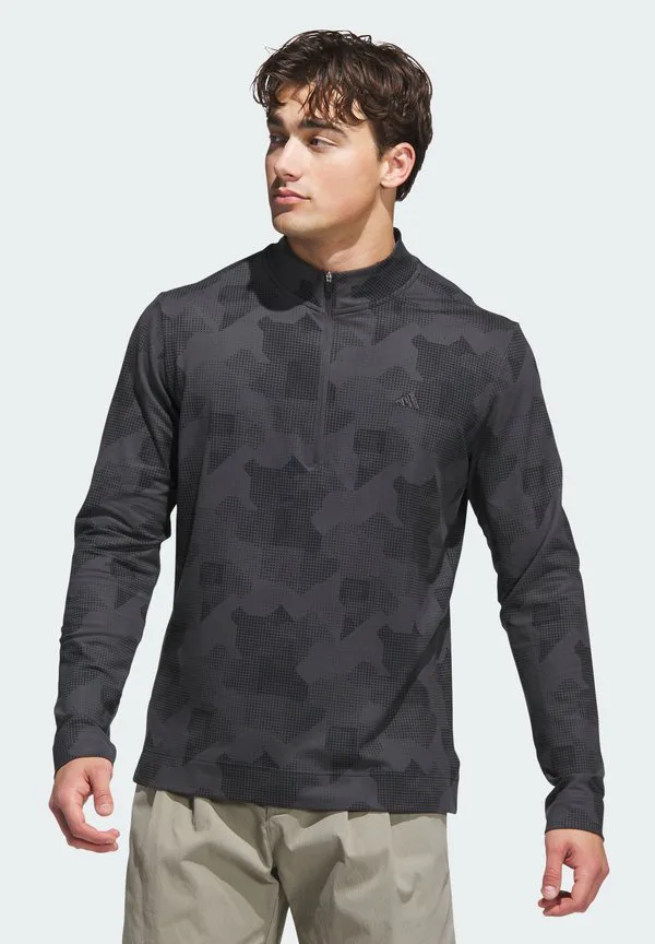 

Толстовка с застежкой-молнией до середины груди Adidas Performance, Black, Черный, Толстовка с застежкой-молнией до середины груди Adidas Performance, Black