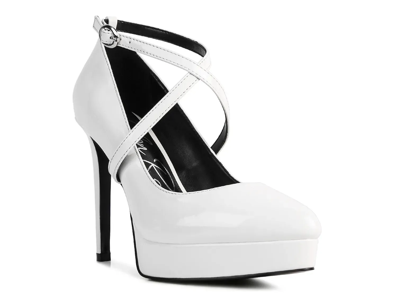 London Rag Dust Platform Pump, белый