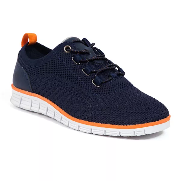 

Модные кроссовки для детей с банджи-шнурком Status jr Deer Stags, цвет navy orange