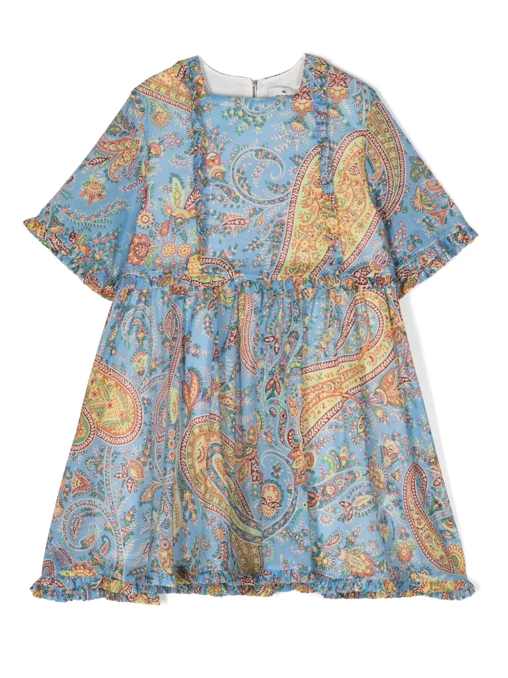 

Платье с принтом пейсли ETRO KIDS, синий
