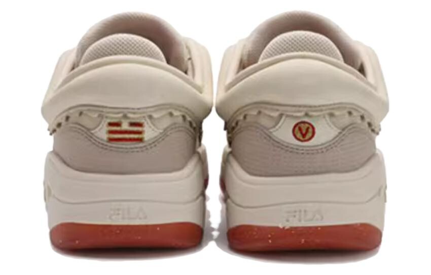 Мужская обувь для скейтбординга серии FILA MIX, Beige/Red — фото 3