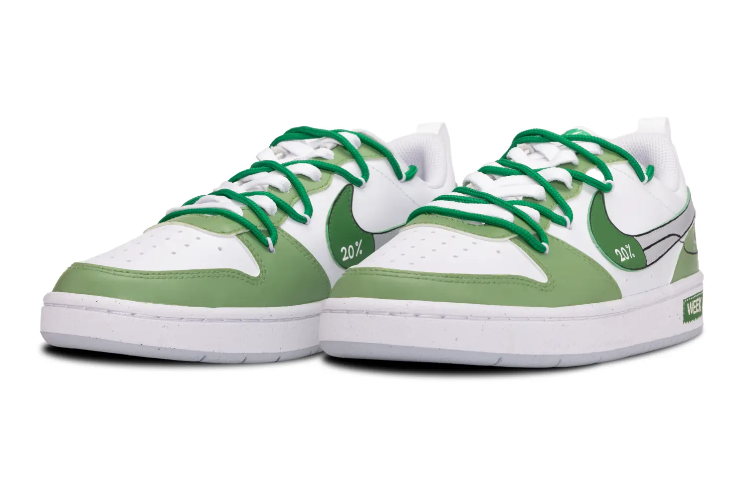 

Кроссовки Nike Court Borough Skateboard Shoes Women's Low-Top Green, Зеленый, Кроссовки Nike Court Borough Skateboard Shoes Women's Low-Top Green