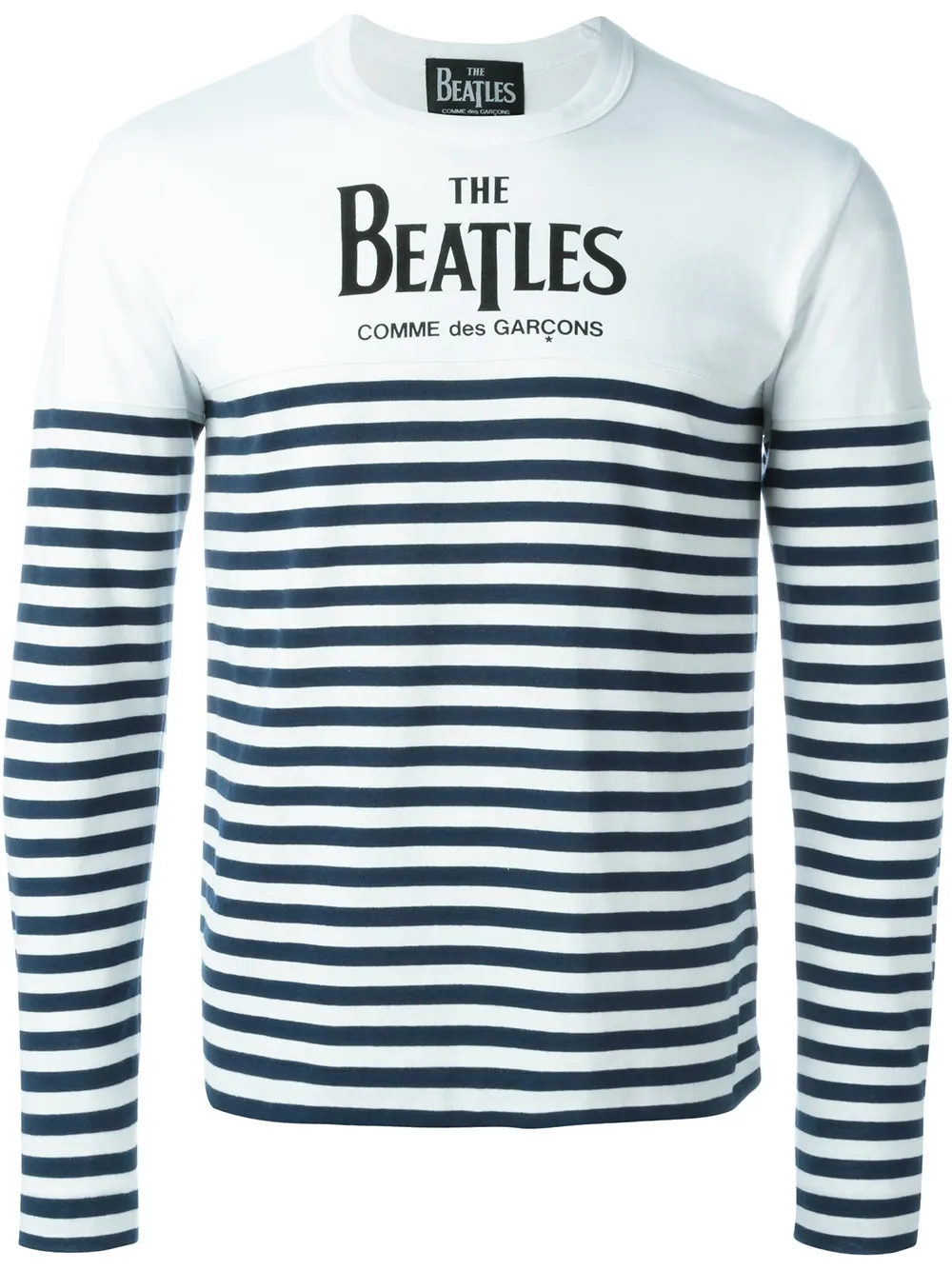 

Кофта в полоску The Beatles X Comme Des Garçons, белый