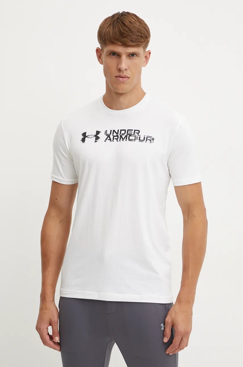 

Футболка Under Armour SLICED WORDMARK, белый